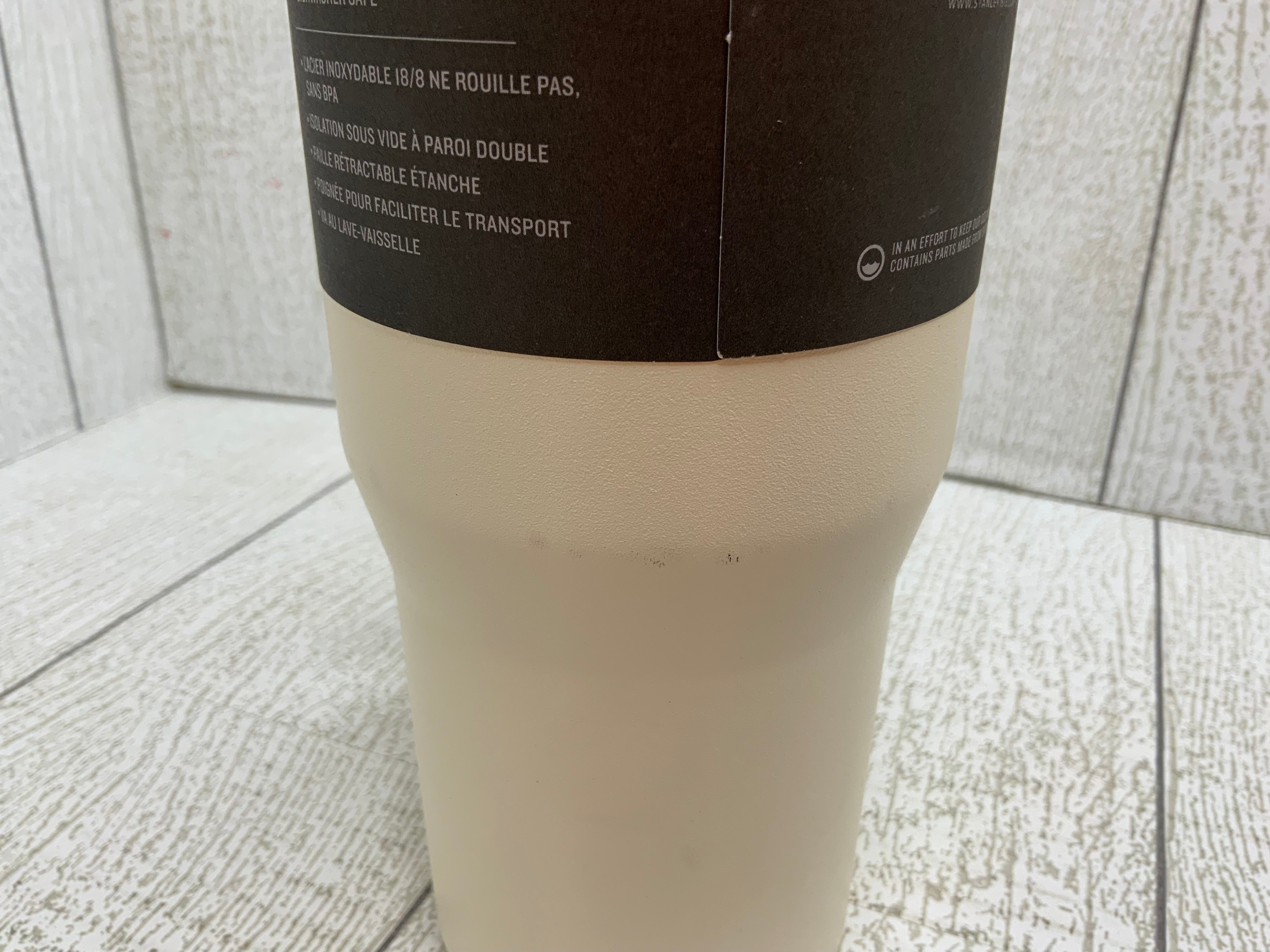 Stanley IceFlow Stainless Steel Tumbler with Straw (Cream) (8049463558382)
